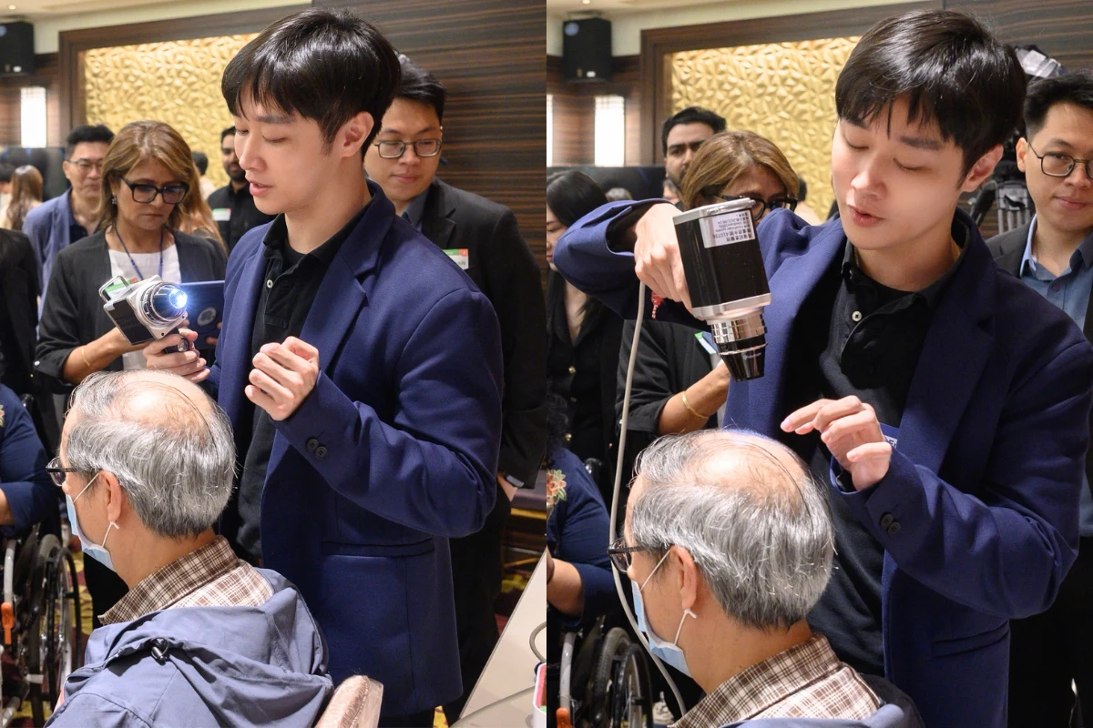 卓暉恩醫師與多位國外毛髮醫學專家,討論目前全球毛髮領域的重要發展方向